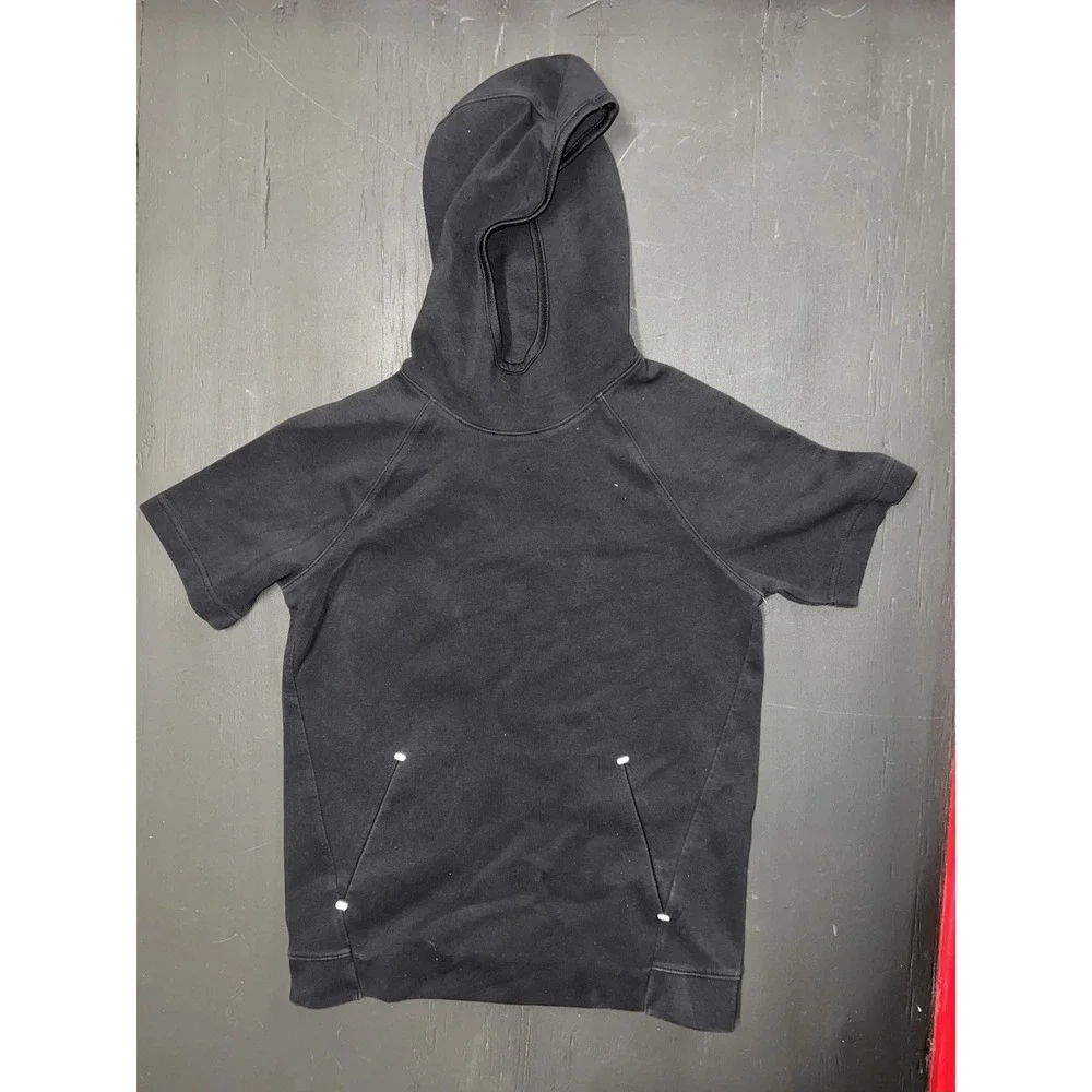 Old Navy Active Dynamic Fleece Youth XL 16-18 4-Way Stretch Charcoal Grey Hoodie